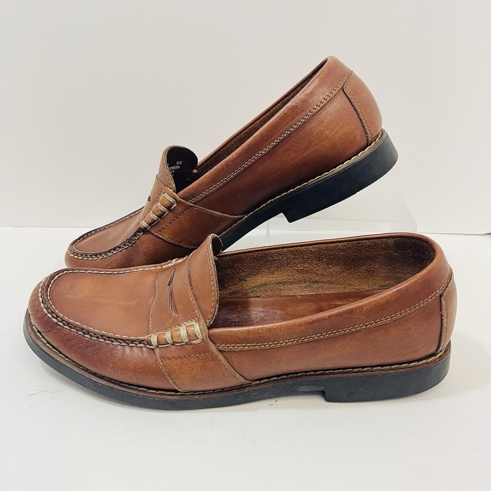 Polo by Ralph Lauren Cognac Leather Penny Loafers